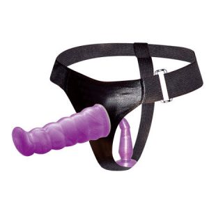 Baile Vrouwelijk Anaal- en Vaginaalharnas Lila met G-Punt-Stimulatie Baile Vrouwelijk Anaal- en Vaginaalharnas Lila met G-Punt-Stimulatie - Afbeelding 3