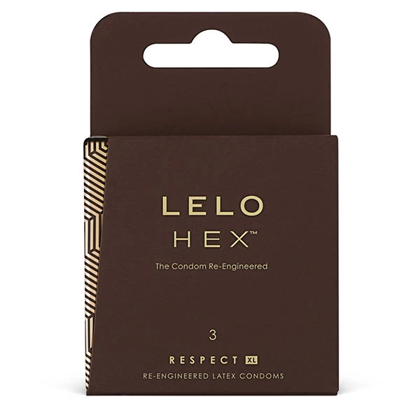 Lelo HEX Respect XL Kondome 3er-Pack
