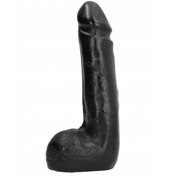 ALL Black zachte realistische dildo 20 cm zwart ALL Black zachte realistische dildo 20 cm zwart
