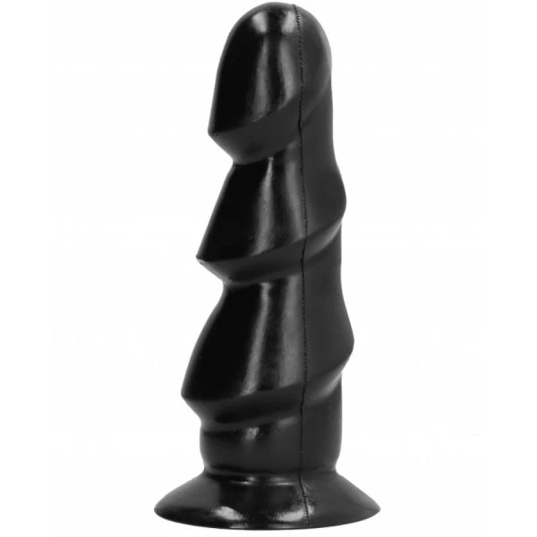 ALL Black Anale dildo met drie stoten, 17 x 5 x 5 cm
