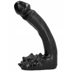 ALL Black Realistischer Dildo mit Noppen an den Hoden ALL Black Realistischer Dildo mit Noppen an den Hoden – Bild 2