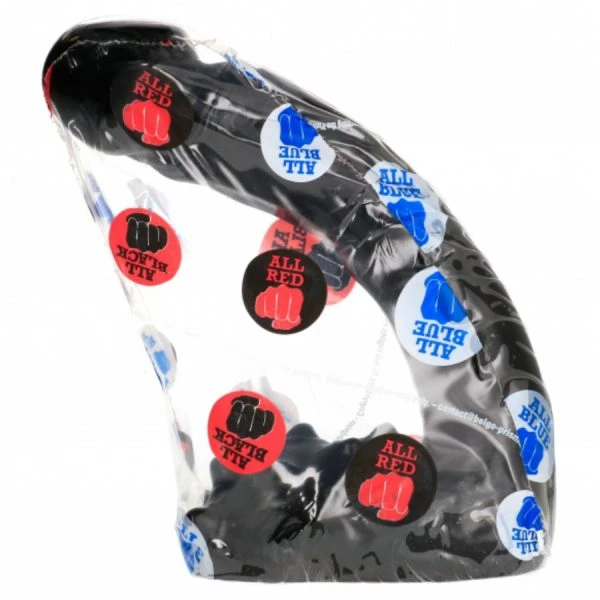 ALL Black Realistischer Dildo mit Noppen an den Hoden ALL Black Realistischer Dildo mit Noppen an den Hoden