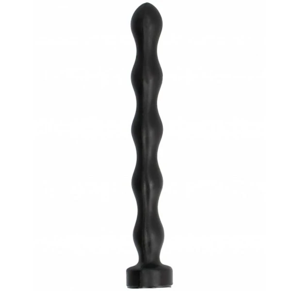 ALL Black Analplug mit Kugelform und fünf Verdickungen ALL Black Analplug mit Kugelform und fünf Verdickungen