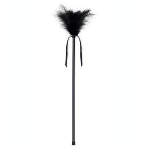 Secretplay 100% Fetish Federkitzler zwart 40 cm Secretplay 100% Fetish Federkitzler zwart 40 cm - Afbeelding 3