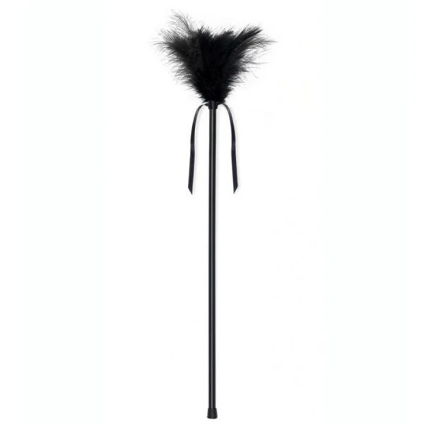 Secretplay 100% Fetish Federkitzler zwart 40 cm