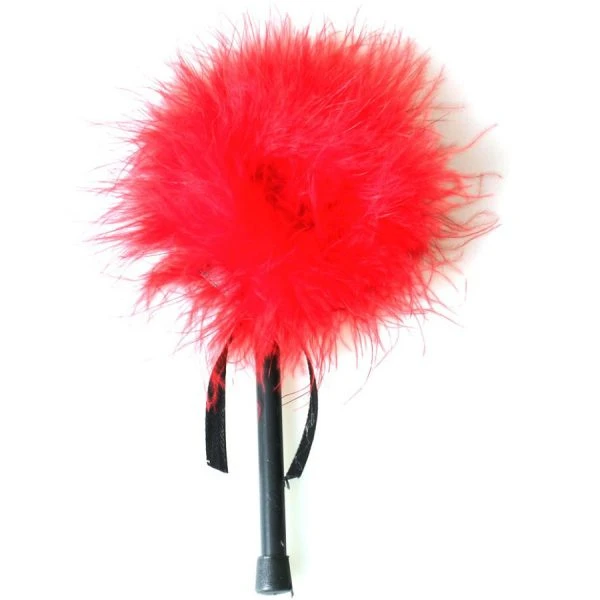 Secretplay 100% Fetish Marabou-verenkietelaar rood