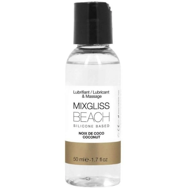 Mixgliss siliconen glijmiddel met kokosaroma voor onder de douche 50 ml