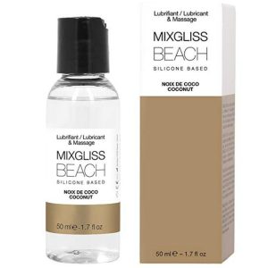 Mixgliss siliconen glijmiddel met kokosaroma voor onder de douche 50 ml Mixgliss siliconen glijmiddel met kokosaroma voor onder de douche 50 ml - Afbeelding 1