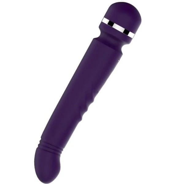 Nalone Yoni dubbelkopvibrator met 7 standen, siliconen en metaal