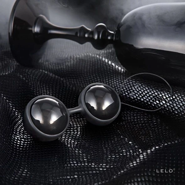 Lelo Luna Beads Noir liefdeskogels voor bekkenbodemtraining, 29 mm