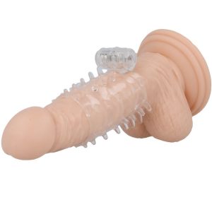 Casual Love Vibrator-Penishuls met ring, transparant Casual Love Vibrator-Penishuls met ring, transparant - Afbeelding 2