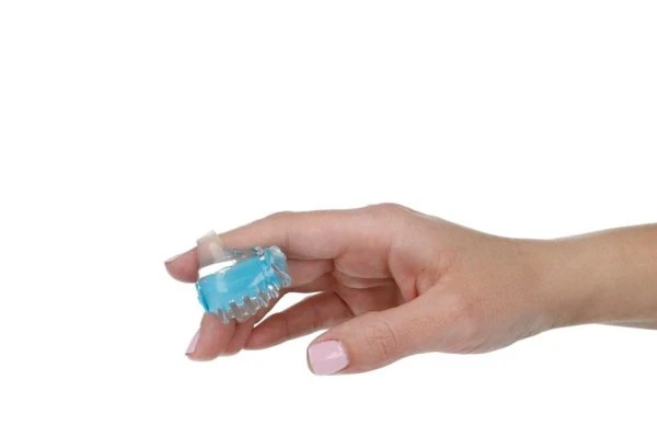 Casual Love Finger Vibrator met Bellenstructuur blauw Casual Love Finger Vibrator met Bellenstructuur blauw