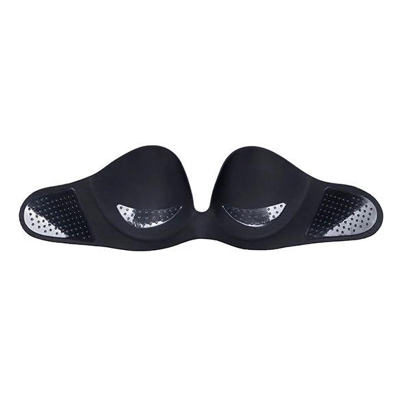 BYE BRA - Bras Balconet-BH Gala met zelfklevende push-up pads, cup D, zwart