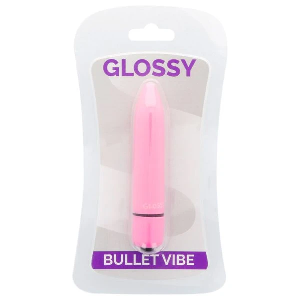 Glossy Thin Vibe Mini-Vibrator Deep Rose Glossy Thin Vibe Mini-Vibrator Deep Rose