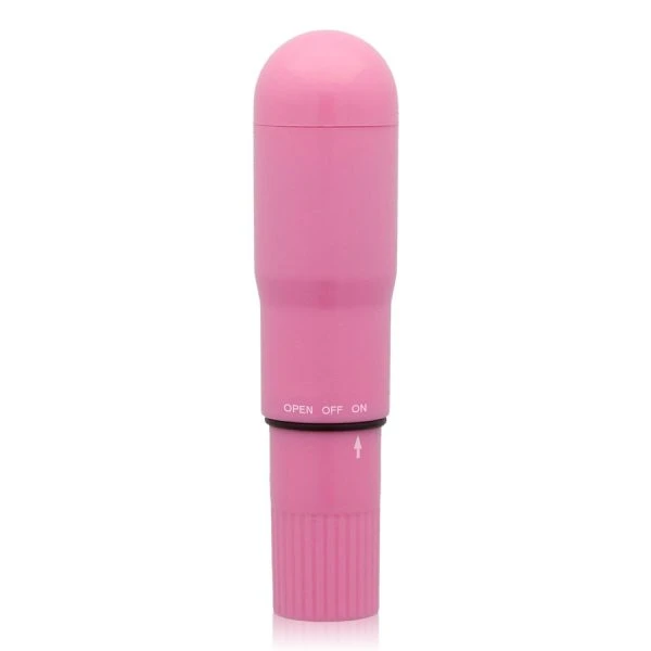 Glossy Taschenvibrator Deep Rose Minivibrator met 1 snelheid