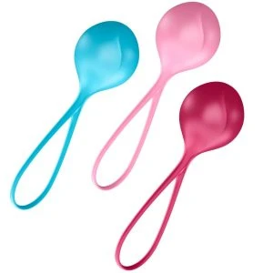 Satisfyer Balls Loveballs Trainingsset 3 – Liefdesballetjes van siliconen