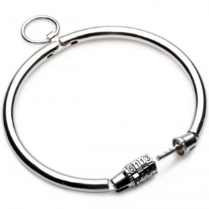 Metal Hard Halsketting met Combinatieslot 13,5 cm Metal Hard Halsketting met Combinatieslot 13,5 cm - Afbeelding 1