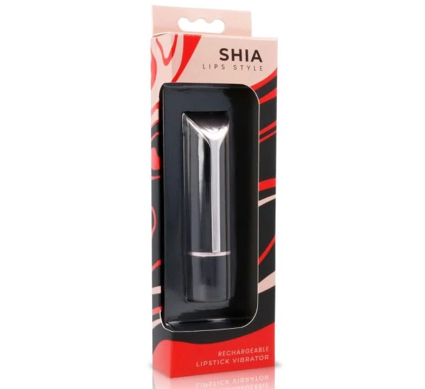 Lips Style Shia Vibratory Lipstick Mini-vibrator met 10 standen