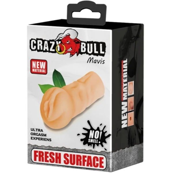 Crazy Bull Mavis Masturbator met vagina-ontwerp en vibratie