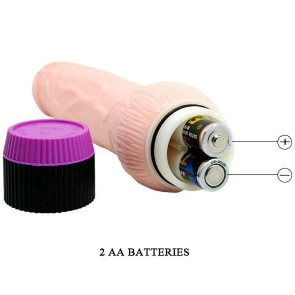 Baile Adour Club Realistische Vibrator met brede basis, vleeskleurig, 22 cm Baile Adour Club Realistische Vibrator met brede basis, vleeskleurig, 22 cm