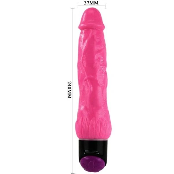 Baile Realistische vibrator met traploze snelheidsregeling Roze