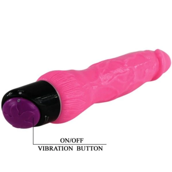 Baile Realistische vibrator met traploze snelheidsregeling Roze
