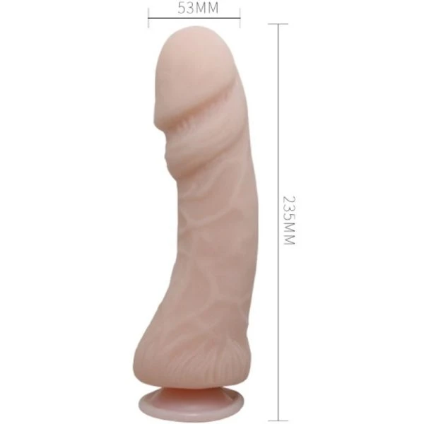 Baile Dildos Realistische Dildo met Zuignap 23,5 cm vleeskleurig Baile Dildos Realistische Dildo met Zuignap 23,5 cm vleeskleurig
