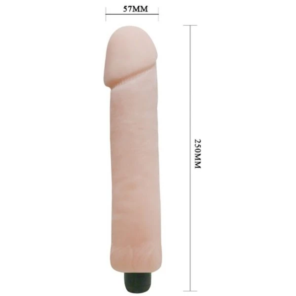 Baile Vibrators Love Companion Dildo Vibrator 25 cm, vleeskleurig