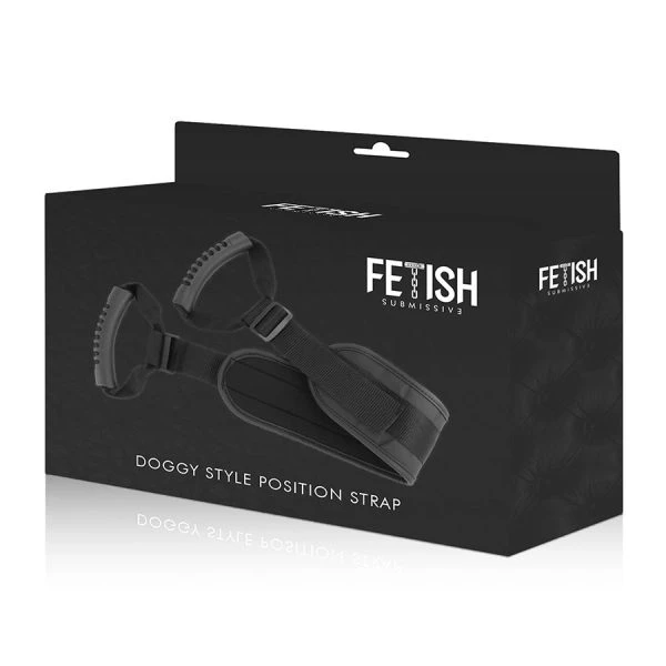 Fetish Submissive Hundegeschirr mit Neopren-Futter für Doggy-Style