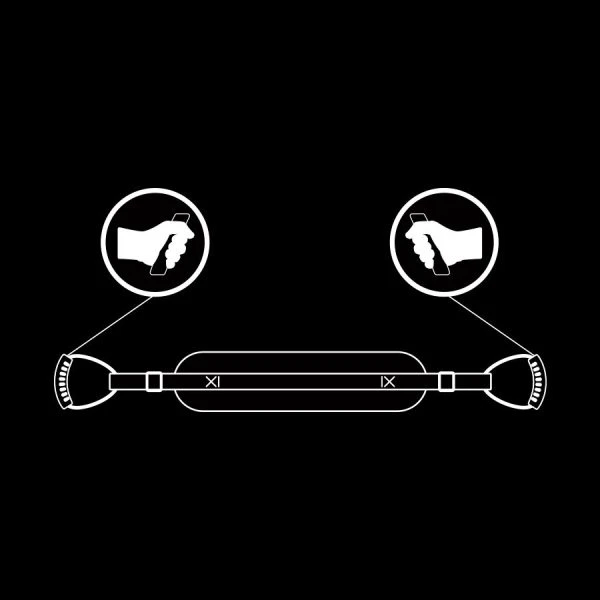 Fetish Submissive Hundegeschirr mit Neopren-Futter für Doggy-Style