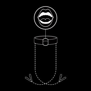 Fetish Submissive Bondage Knebelring met Nippelklemmen, vegan leer Fetish Submissive Bondage Knebelring met Nippelklemmen, vegan leer - Afbeelding 7