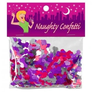 Kheper Games Naughty Confetti Penis-confetti in vier metallic kleuren
