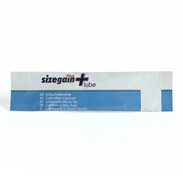 500cosmetics Sizegain Plus Lube Glijmiddel met Koeleffect, 10 zakjes