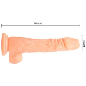 Baile Vibrators Realistische Hahndildo met Vibratie en Zuignap Baile Vibrators Realistische Hahndildo met Vibratie en Zuignap - Afbeelding 3