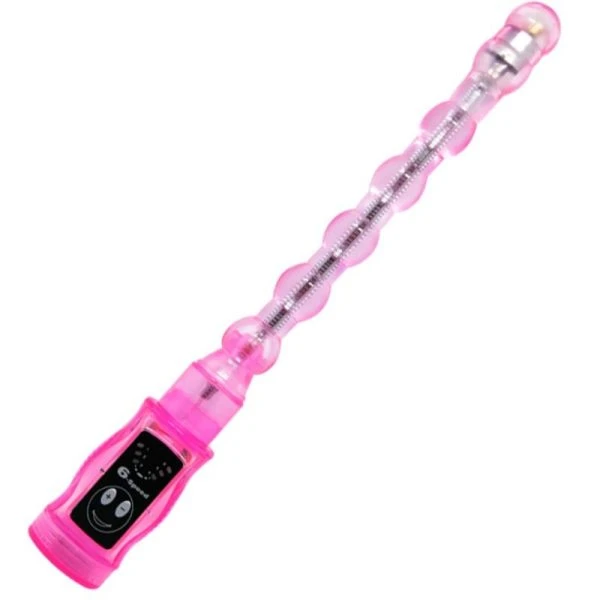 Baile Stimulating Driedelig Roze Stimulator buigbare G-punt vibrator