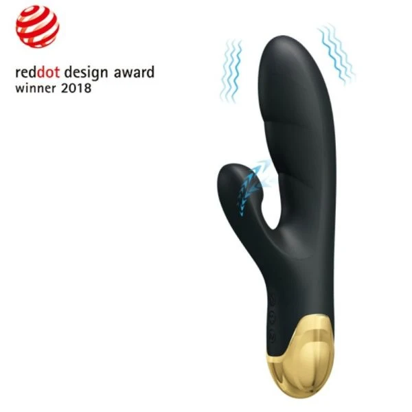 High Tech Pretty Love Naughty Vibrator met zuigfunctie en vibratie