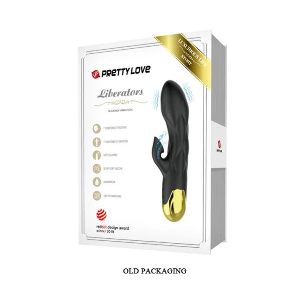 High Tech Pretty Love Naughty Vibrator met zuigfunctie en vibratie