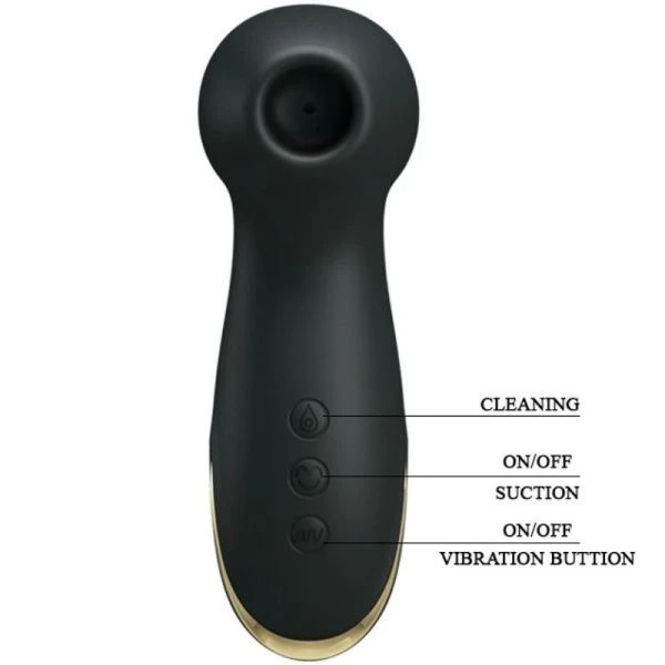 High Tech Pretty Love Smart Hammer opzetvibrator met zuigfunctie