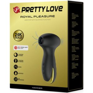 High Tech Pretty Love Smart Hammer opzetvibrator met zuigfunctie High Tech Pretty Love Smart Hammer opzetvibrator met zuigfunctie - Afbeelding 6