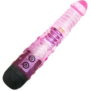 Baile Vibrators Rosa Vibrator met 10 standen en genopte schacht