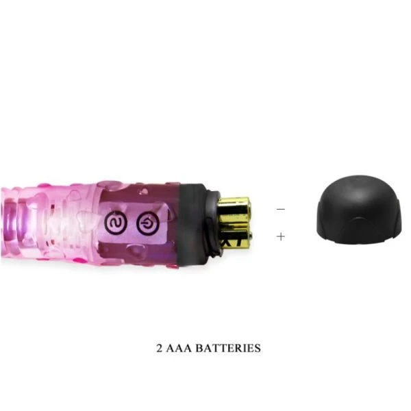 Baile Vibrators Rosa Vibrator met 10 standen en genopte schacht