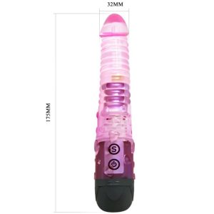Baile Vibrators Rosa Vibrator met 10 standen en genopte schacht Baile Vibrators Rosa Vibrator met 10 standen en genopte schacht - Afbeelding 6