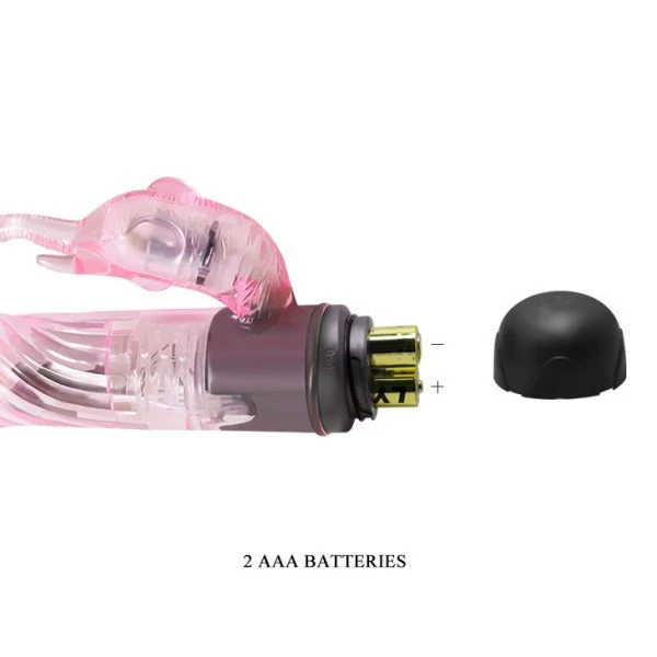 Baile Vibrators Rabbit-Vibrator met clitorisstimulator, 10 standen, roze Baile Vibrators Rabbit-Vibrator met clitorisstimulator, 10 standen, roze
