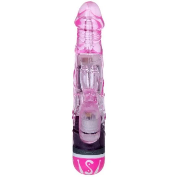 Baile Vibrators Rabbit-vibrator met clitorisstimulator, roze Baile Vibrators Rabbit-vibrator met clitorisstimulator, roze