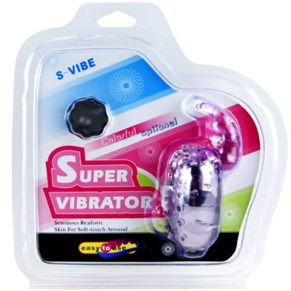 Baile Stimulating Super Vibrator Vibrerend ei met stimulator Baile Stimulating Super Vibrator Vibrerend ei met stimulator