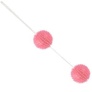 Baile Stimulating liefdesballetjes roze gestructureerd TPR Baile Stimulating liefdesballetjes roze gestructureerd TPR - Afbeelding 4
