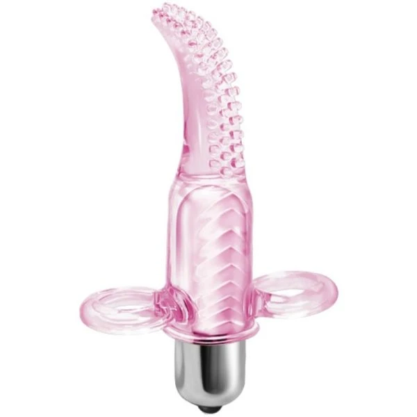 Baile Stimulating Vibrofingerstimulator met 10 modi, discreet en elastisch