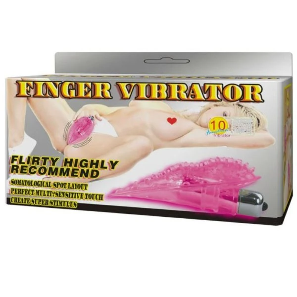 Baile Fingervibrator Massager met balvibratie, 10 modi