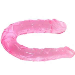 Baile Dildos Dubbele Dildo Dubbel Roze TPR 30,5 cm