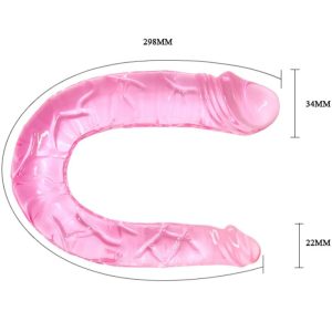 Baile Dildos Dubbele Dildo Dubbel Roze TPR 30,5 cm Baile Dildos Dubbele Dildo Dubbel Roze TPR 30,5 cm - Afbeelding 4